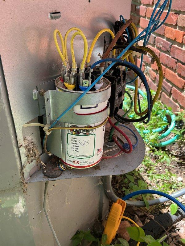 Completed comprehensive cooling system maintenance inspection per Basic Monthly service agreement. Performed visual inspection of indoor furnace unit and outdoor condensing unit, verified proper operation of all electrical components including capacitor and wiring connections, checked refrigerant line conditions, and confirmed system functionality. Customer-supplied 20x25x4 filter not provided during this visit.