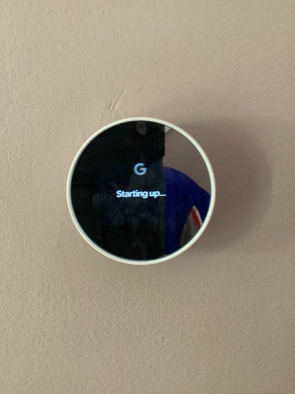 Responded to customer complaint of reduced airflow and lack of cooling from air conditioning system. Upon inspection, verified air handler unit operational and thermostat communicating properly with system. System restored to normal cooling operation with adequate airflow throughout home.