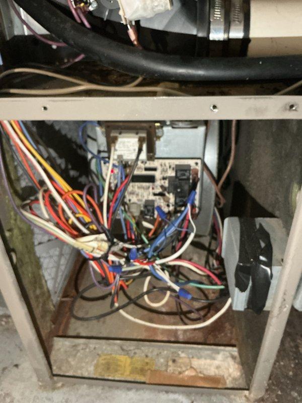 Completed comprehensive tune-up on HVAC system including pressure and temperature diagnostics using manifold gauge set to verify proper refrigerant charge and system operation. Inspected internal components, electrical connections, and wiring harness; cleaned condensate pan and verified all safety controls functioning properly.