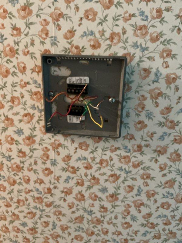 Installed new Ecobee smart thermostat to replace existing unit, connecting all necessary wiring to proper terminals. Additionally, installed float switch on HVAC condensate line to prevent water overflow damage and provide system shutdown protection in case of drain line blockage.