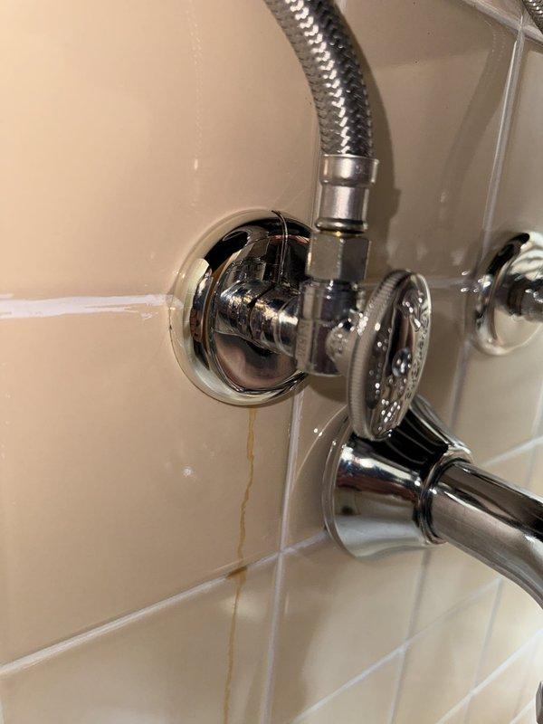 Completed comprehensive plumbing service addressing multiple fixtures throughout the property. Replaced outdoor spigot with frost-free anti-siphon model to prevent freeze damage during cold weather. Inspected and addressed leaking bathroom water supply line showing signs of corrosion, replacing corroded components and flexible supply lines with braided stainless steel hoses. Replaced both hot and cold water supply valves for washer and dryer connections to ensure proper shut-off capability. Diagnosed and resolved water hammer issue causing pipe vibration and shaking noise when washing machine operates, installing appropriate arrester or securing loose pipes. All connections tested for leaks and proper operation upon completion.