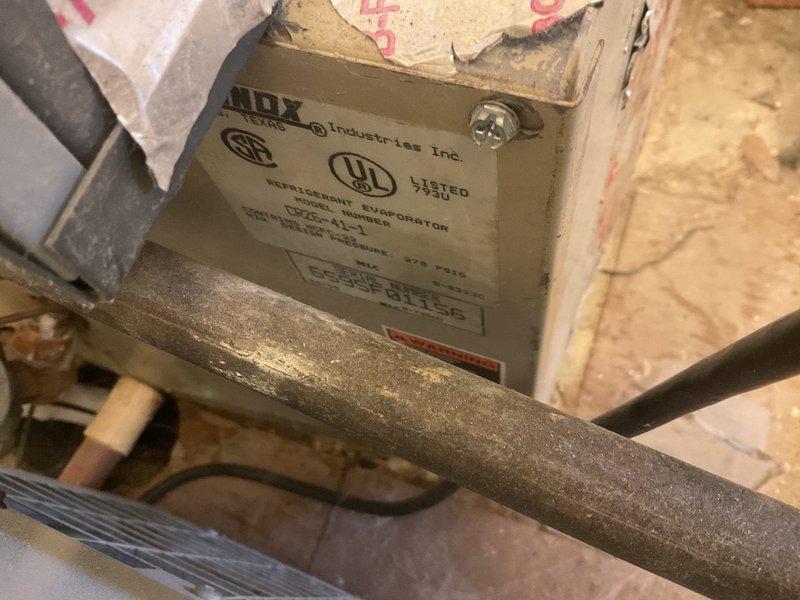 Performed comprehensive assessment of 40+ year old HVAC system including Daikin furnace, air conditioning unit, and evaporator coil. Provided detailed replacement estimates for both full system replacement and AC/coil-only replacement options to accommodate immediate replacement needs. Documented existing equipment conditions and configurations with photographic records of indoor unit, ductwork connections, refrigerant lines, and electrical components for accurate proposal preparation.