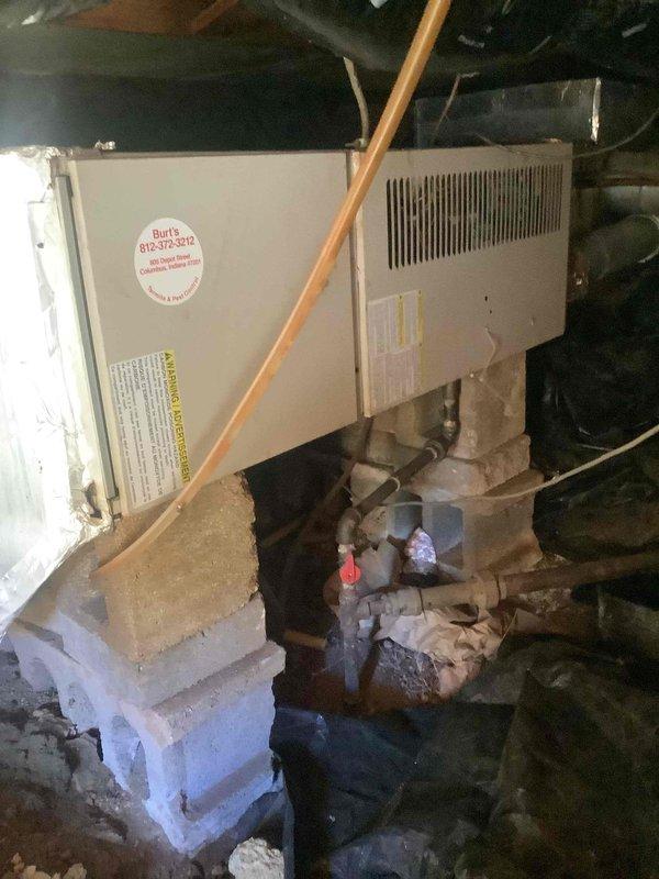 Performed routine maintenance cleaning and inspection on residential air conditioning system. Inspected attic-mounted air handler unit and outdoor condenser components including capacitor, contactor, and electrical connections. Verified all wiring connections secure, checked capacitor condition and specifications, and confirmed system operational status upon completion of scheduled maintenance service.