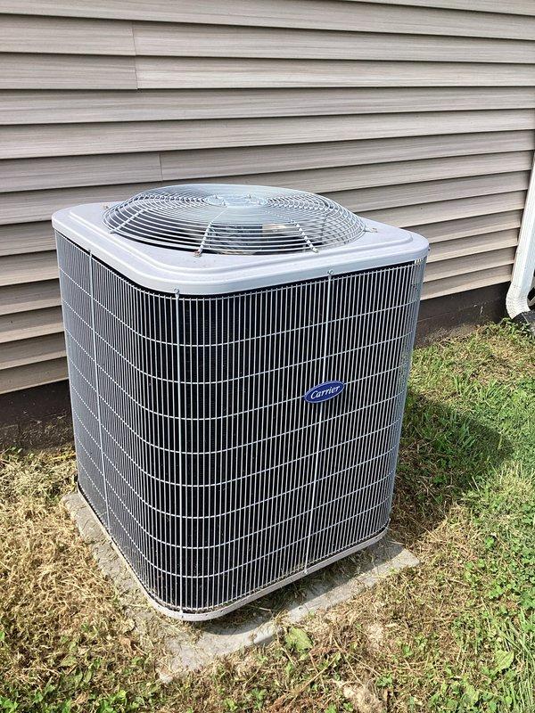 Completed monthly recurring cooling maintenance on Carrier air conditioning system. Performed basic cooling visit per Basic Plus service plan, including installation of 20x20x4 air filter, inspection of outdoor condenser unit, and verification of thermostat operation showing system cooling to setpoint of 73°F with indoor humidity at 53%. All equipment found operating within normal parameters with no deficiencies noted.
