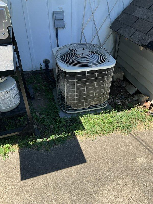 Conducted comprehensive site evaluation for complete HVAC system replacement at 1,556 square foot two-story residential property with failed air conditioning unit and existing gas furnace. Assessed current outdoor condensing unit with aged cylindrical configuration, evaluated electrical panel capacity and circuit availability, documented existing system layout and infrastructure conditions. Prepared tiered equipment replacement proposals in good, better, best format with emphasis on high-efficiency options to meet homeowner specifications, including consideration of premium heat pump systems for optimal energy performance.