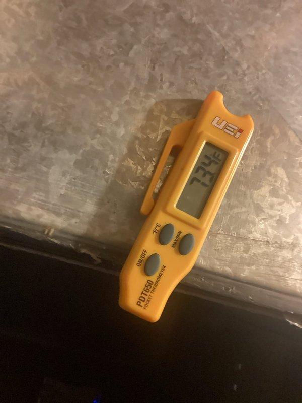 Responded to service call for geothermal heat pump system blowing hot air instead of cooling. Upon arrival, performed diagnostic testing using moisture and temperature measurement equipment to assess system performance and verify refrigerant temperatures. Provided consultation regarding geothermal system operation and answered homeowner questions about the unit purchased with the property, and supplied and installed new thermostat per customer request to improve system control.