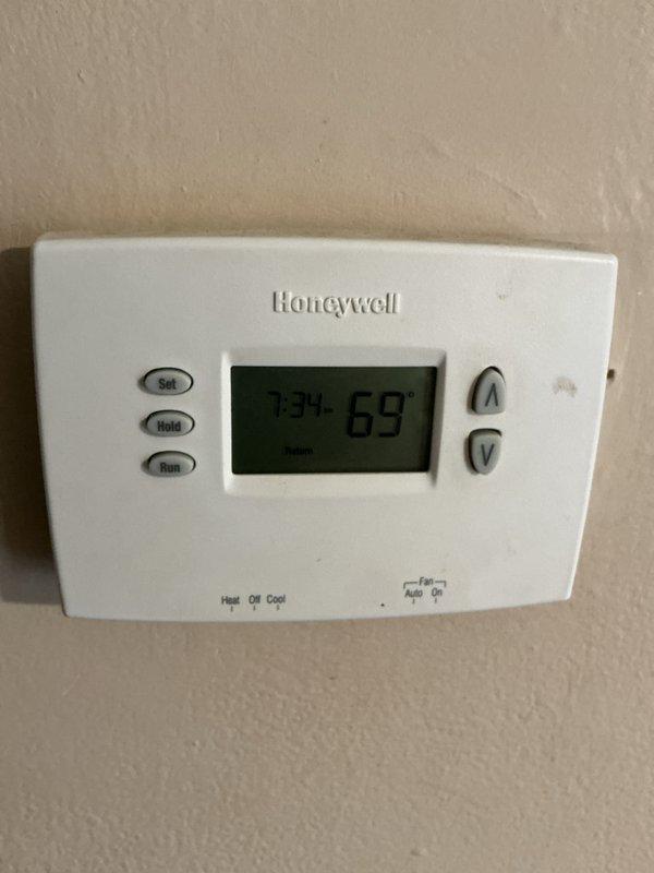 Completed comprehensive cooling season tune-up on residential HVAC system. Performed full system inspection including thermostat functionality verification, electrical component testing at control board, and blower motor assembly examination. All components found operating within manufacturer specifications, thermostat responding properly to temperature adjustments, and system cycling correctly between heating, cooling, and off modes.