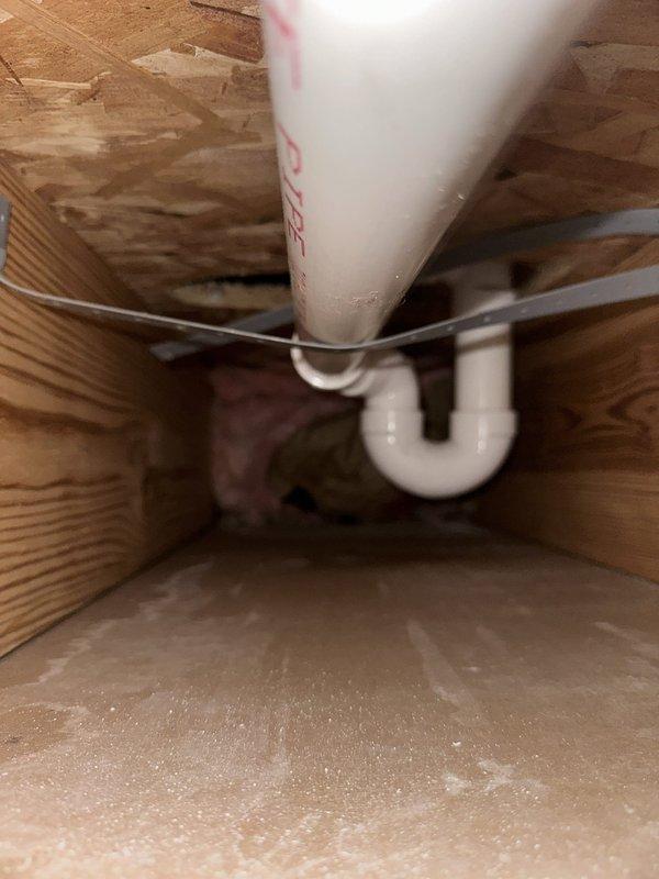 Returned to address recurring bathtub drain leak that reappeared after initial repair attempt three weeks prior. Accessed plumbing from crawl space below bathroom and inspected PVC drain assembly, P-trap, and connections for signs of failure. Identified source of leak, tightened connections, and verified proper drainage flow. System tested and confirmed watertight with no active leaks present at time of departure.