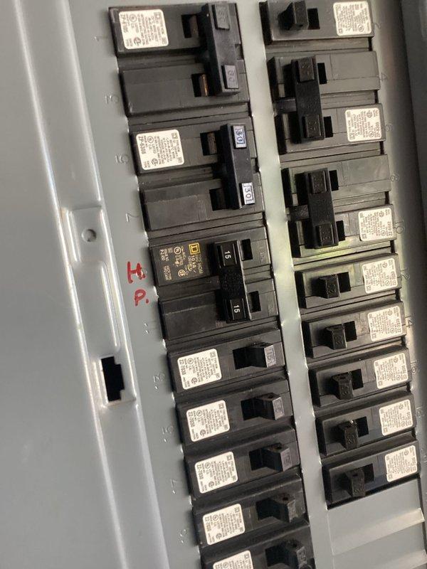Responded to service call for air conditioning unit experiencing frequent tripping every 5-10 minutes, with symptoms worsening during high ambient temperatures. Upon inspection, identified defective circuit breaker running excessively hot to the touch, indicating internal failure and inadequate electrical contact. Replaced faulty breaker with new unit rated to manufacturer specifications, ensuring proper connection to AC system. Verified secure wire terminations, tested system operation under load, and confirmed unit now operates without tripping.