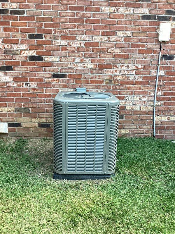 Completed basic monthly cooling maintenance visit and investigated reported mold growth found in and on supply registers. Inspected interior register grilles and ductwork access points, documenting mold contamination on vent surfaces and within accessible duct sections. Performed standard cooling system maintenance on outdoor condenser unit including coil inspection, airflow verification, and operational checks. Replaced 20x20x4 air filter as part of routine maintenance protocol. Photographed affected register areas and ductwork openings showing visible mold growth and contamination requiring remediation, as well as outdoor condenser unit condition for service records.