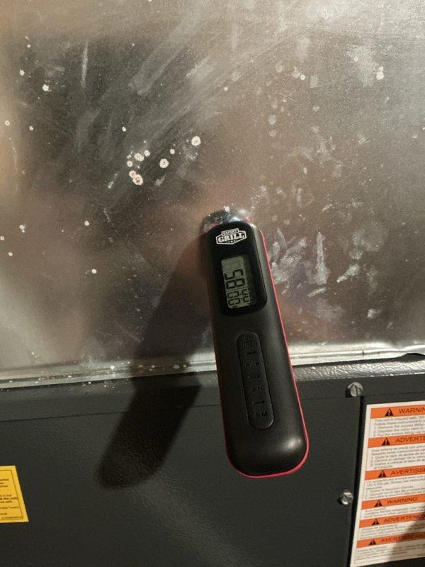 Completed comprehensive cooling season maintenance tune-up on single HVAC unit per maintenance plan agreement. Performed full system inspection including refrigerant pressure and temperature diagnostics, verified all electrical connections and control board operation, inspected blower motor assembly and gas valve components, and documented equipment condition with thermal readings showing -6.9°F measurement. All components found operating within normal parameters with routine wear consistent with system age.