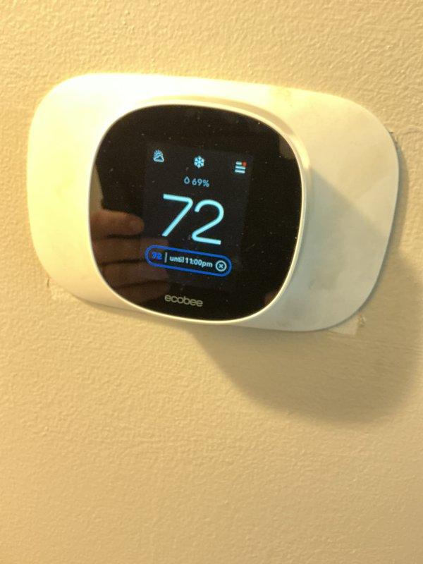 Completed annual cooling maintenance on Lennox HVAC system. Performed comprehensive inspection of air handler and furnace assembly, verified proper operation of all components, checked refrigerant levels and electrical connections, and installed new 20x25x4 air filter. Confirmed ecobee thermostat programming and system is cooling effectively to setpoint with all safety controls functioning properly.