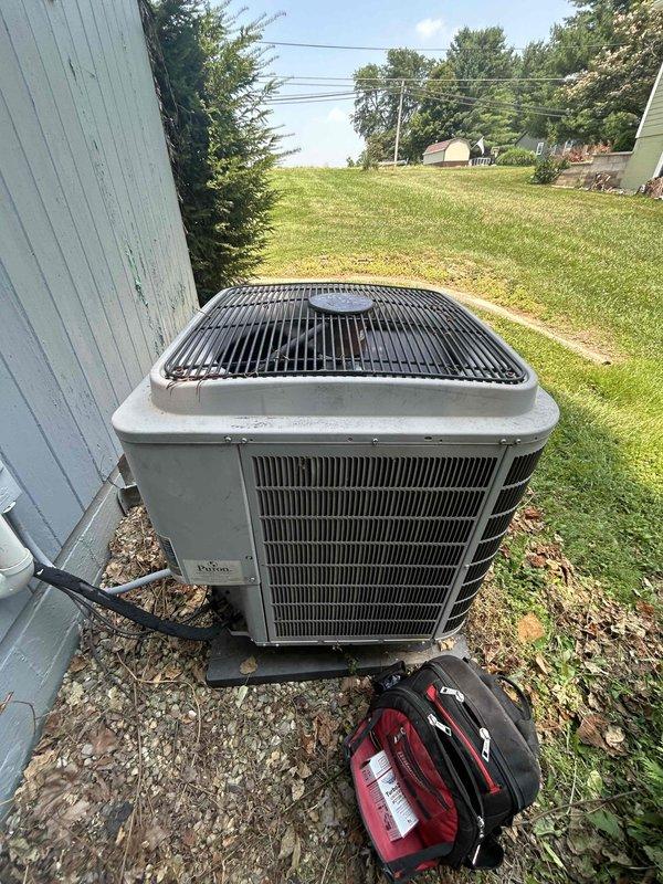 Responded to no cooling complaint on residential air conditioning system. Accessed outdoor condensing unit and performed electrical diagnostics on capacitor and control board using digital multimeter. Identified faulty TURBO 200 capacitor with improper readings, replaced component, and restored system to normal cooling operation.