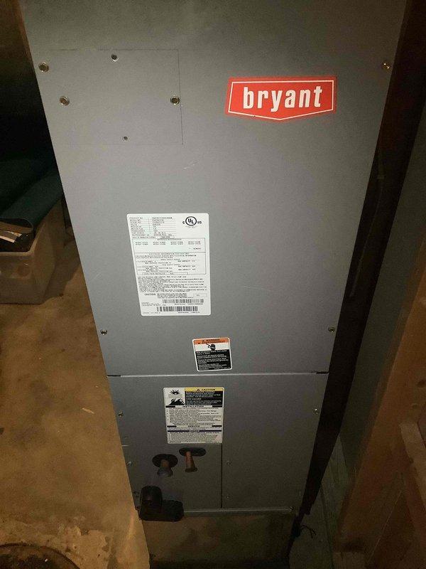 Completed clean and check tune-up on geothermal heat pump system for new homeowner unfamiliar with geo technology. Inspected Bryant air handler unit, ground loop manifold connections, and supply/return piping with insulation; verified proper operation of system components and valves. All equipment found operating within normal parameters; provided system overview and operational guidance to homeowner.