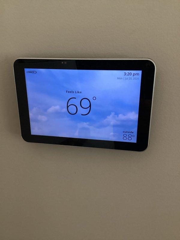 Completed Comfort Care maintenance on cooling system per monthly recurring service agreement. Performed comprehensive inspection of rooftop HVAC unit, verified proper operation of all system components, and confirmed thermostat functionality with indoor temperature reading at 69° and outdoor temperature at 88°. System operating within normal parameters with no deficiencies noted during this preventive maintenance visit.