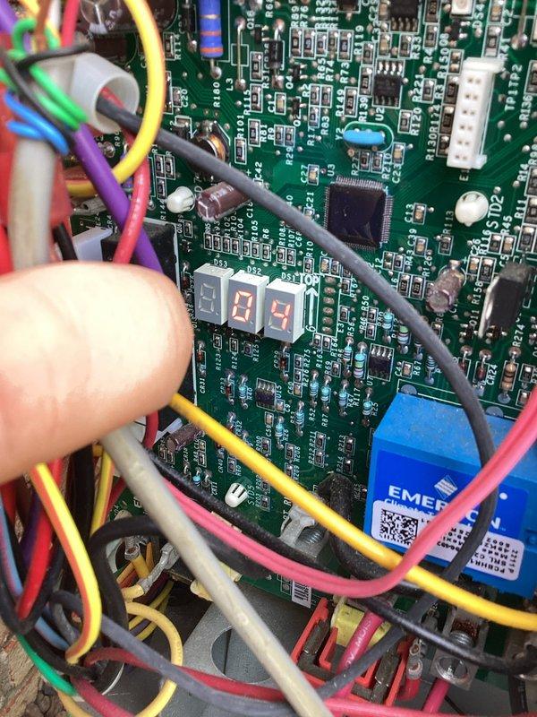 Responded to no-cooling complaint with indoor temperature at 88°F. Upon inspection, found thermostat displaying 82°F setpoint in cooling mode with system calling for cooling. Accessed control board and identified system fault preventing compressor operation. Diagnosed failed control board component causing intermittent system operation, which explains the multiple service calls since installation. Recommended control board replacement to resolve recurring cooling failures and restore reliable system operation.