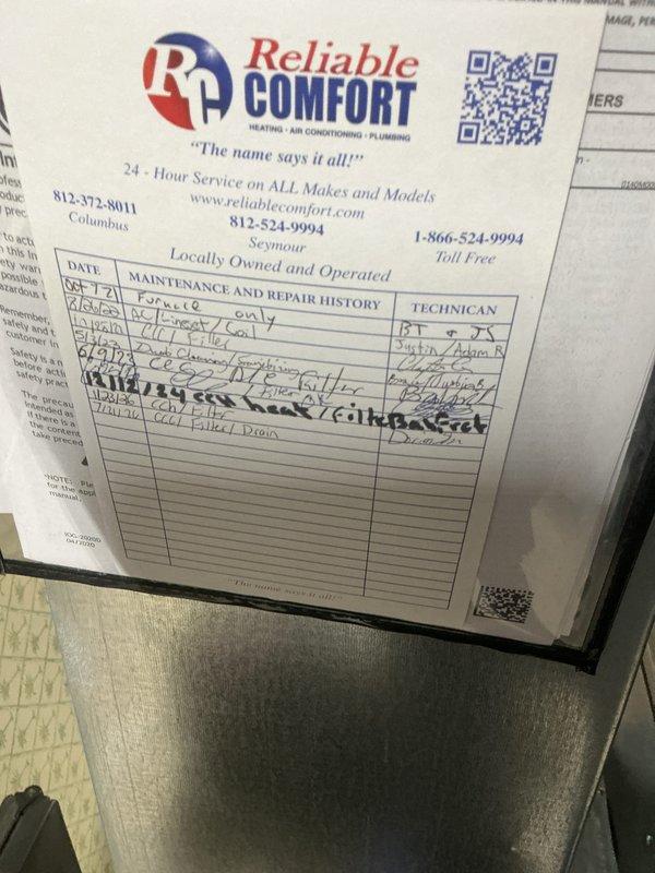 Completed comprehensive cooling maintenance on residential HVAC system under active comfort care agreement. Performed standard preventive maintenance procedures including system inspection, filter replacement with 16x20x1 filter, and verification of thermostat operation on Honeywell Home ProSeries unit. System operating within normal parameters with no deficiencies noted.