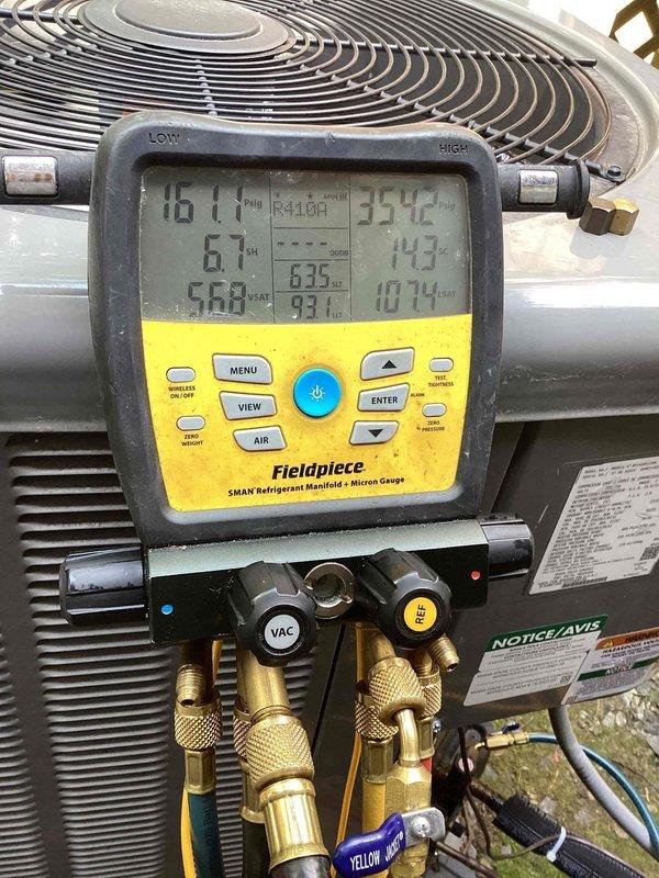 Returned to property to replace defective thermostatic expansion valve (TXV) on indoor evaporator coil. Recovered refrigerant from system, removed old TXV, installed new expansion valve with proper bulb placement and sensing, evacuated system to proper micron level using manifold gauges, recharged system to manufacturer specifications, and verified proper superheat and subcooling readings upon completion.