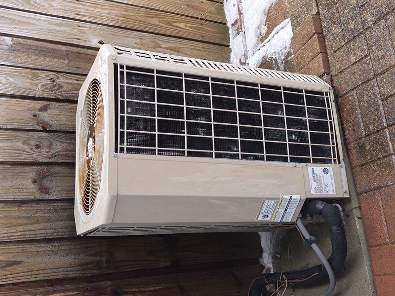 Performed scheduled maintenance on window-mounted air conditioning unit, including thorough cleaning of blower assembly and evaporator coil to restore optimal airflow and cooling efficiency. Inspected refrigerant levels and system operation to ensure unit is functioning within manufacturer specifications per previous technician's recommendation.