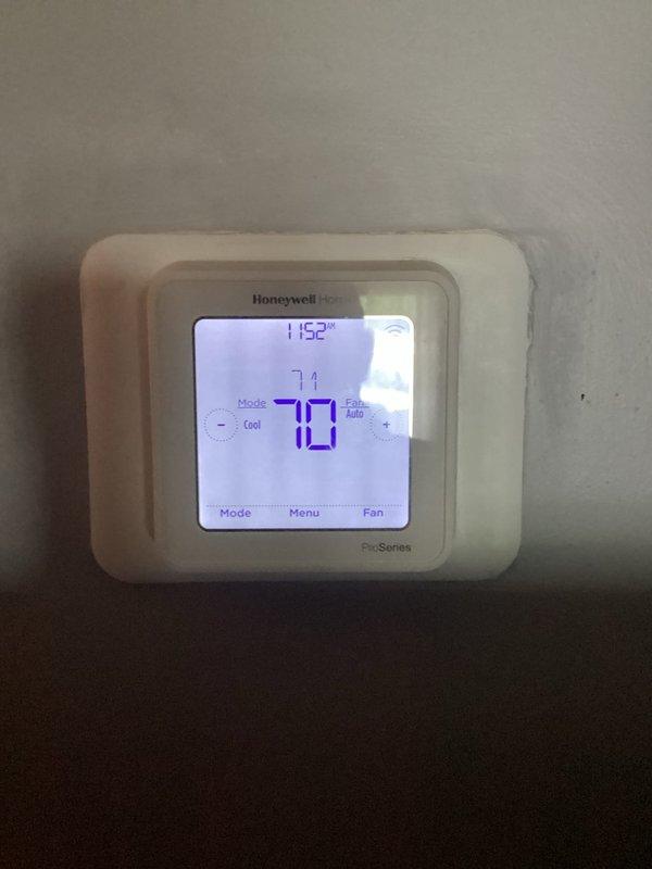 Performed diagnostic evaluation on residential air conditioning system experiencing operational issues. System pressures and temperatures were measured using digital manifold gauges, revealing abnormal high-side pressure readings and temperature differentials indicating thermal expansion valve malfunction and high pressure switch failure. Return visit scheduled to install replacement high pressure switch and TXV to restore proper system operation and refrigerant flow control.
