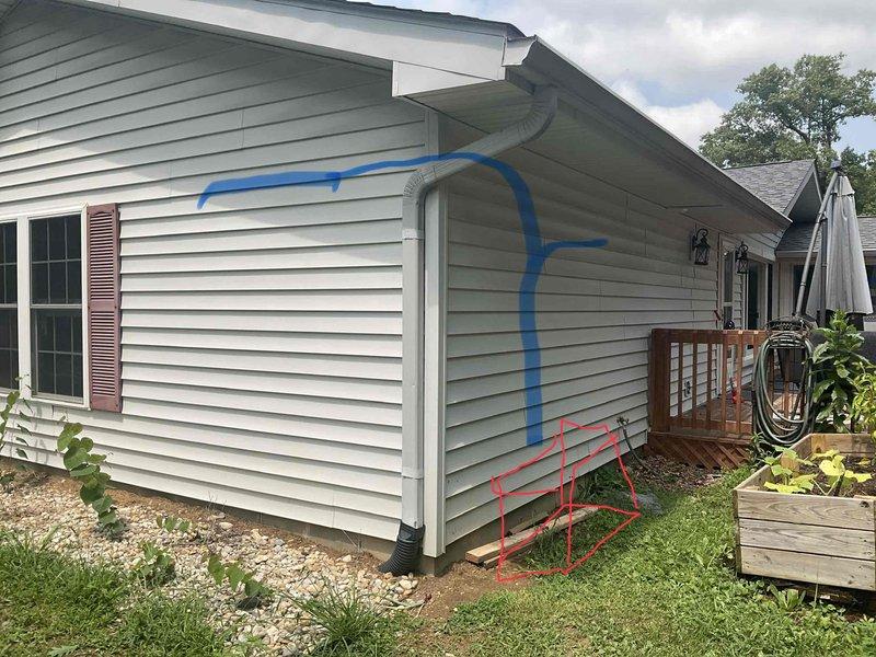 Conducted on-site evaluation for mini split heat pump system installation. Assessed interior utility room space for indoor air handler placement and exterior wall location for outdoor condenser unit mounting. Documented existing conditions including wall construction, electrical access points, and optimal refrigerant line routing path along exterior siding near gutter downspout system.