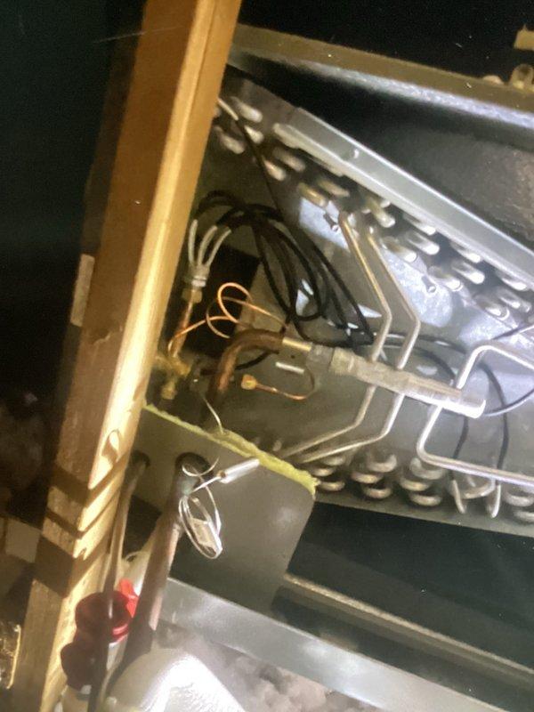 Returned to property to replace defective thermal expansion valve (TXV) on HVAC system after evaporator coil flooding was identified. Removed and replaced faulty TXV, verified proper refrigerant flow and system pressures using manifold gauges, and confirmed evaporator coil was functioning correctly without flooding conditions.