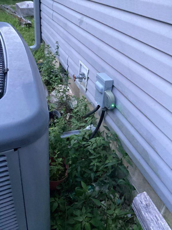 Responded to no cooling call at commercial facility. Upon arrival, inspected HVAC system including condenser unit located on building exterior and air handler/water heater equipment in mechanical room. Found condenser unit obstructed by overgrown vegetation restricting airflow to unit. Cleared vegetation and debris from around condenser to restore proper airflow and system operation. Verified system cooling function restored and unit operating within normal parameters.