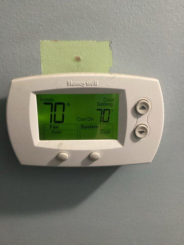 Completed basic monthly cooling maintenance on CCHP system. Performed standard system inspection, verified thermostat operation at 70° cooling setpoint with fan in auto mode, and replaced 16x20x1 air filter as included in maintenance agreement. Inspected blower wheel and evaporator coil, noting visible dust and debris accumulation on both components. Discussed pricing with customer for additional services including UV light installation, deep blower wheel cleaning, and evaporator coil cleaning; awaiting customer decision on whether to proceed with these recommended enhancements. System currently operating within normal parameters.