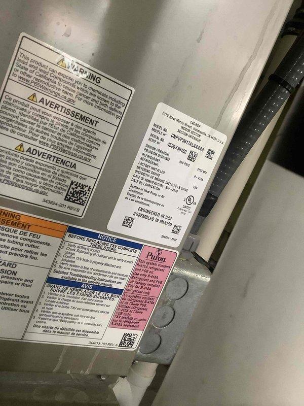 Completed monthly recurring Basic Plus cooling maintenance visit on residential HVAC system utilizing Puron refrigerant. Performed comprehensive system inspection of Digital Platinum model unit, verified all warning labels and specifications were intact and legible. Replaced 16x25x4 air filter per maintenance protocol. Confirmed thermostat operation with system actively cooling, maintaining room temperature at 70°F with outdoor ambient temperature reading 85°F. All components operating within normal parameters with no deficiencies noted.