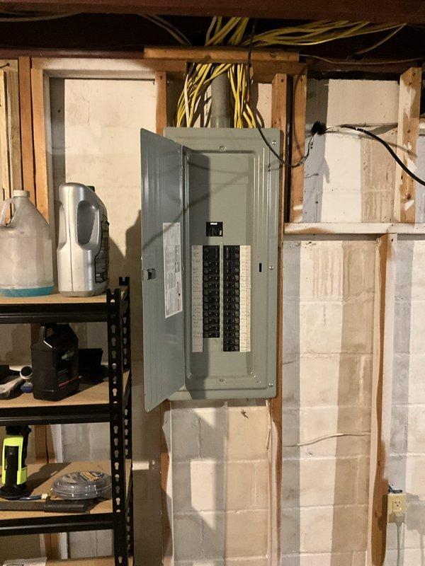 Conducted on-site evaluation for mini split heat pump installation to serve home office space. Inspected existing 200A electrical service panel and verified adequate capacity and available breaker positions for new HVAC equipment. Assessed installation requirements including electrical routing, refrigerant line paths through unfinished basement area, and optimal placement for indoor and outdoor units. Provided comprehensive estimate for ductless mini split system installation.