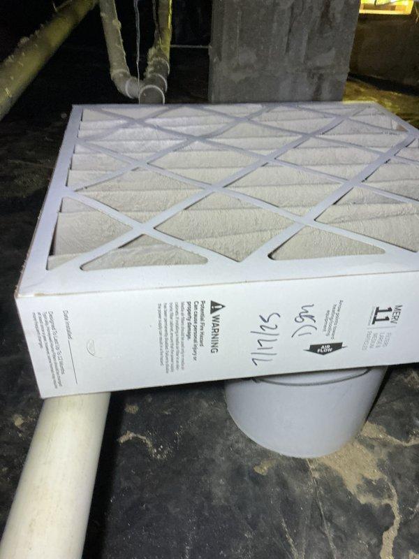 Completed annual cooling maintenance visit on Lennox air conditioning system. Performed comprehensive inspection of outdoor condenser unit, verified proper operation of compressor and condenser fan motor, checked refrigerant lines and electrical connections at exterior unit. Inspected and documented air filter condition in mechanical room. System operating within normal parameters. Noted filter size 20x20x4 not included in service agreement per customer's existing plan coverage.