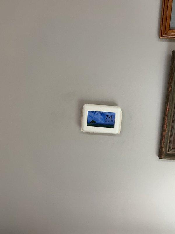 Completed comprehensive cooling maintenance under CCGC renewal agreement. Performed full system inspection of air handler and blower assembly, verified all electrical connections and control boards, replaced 20x25x4 air filter, and confirmed thermostat operation with system responding properly at 74°F setpoint.