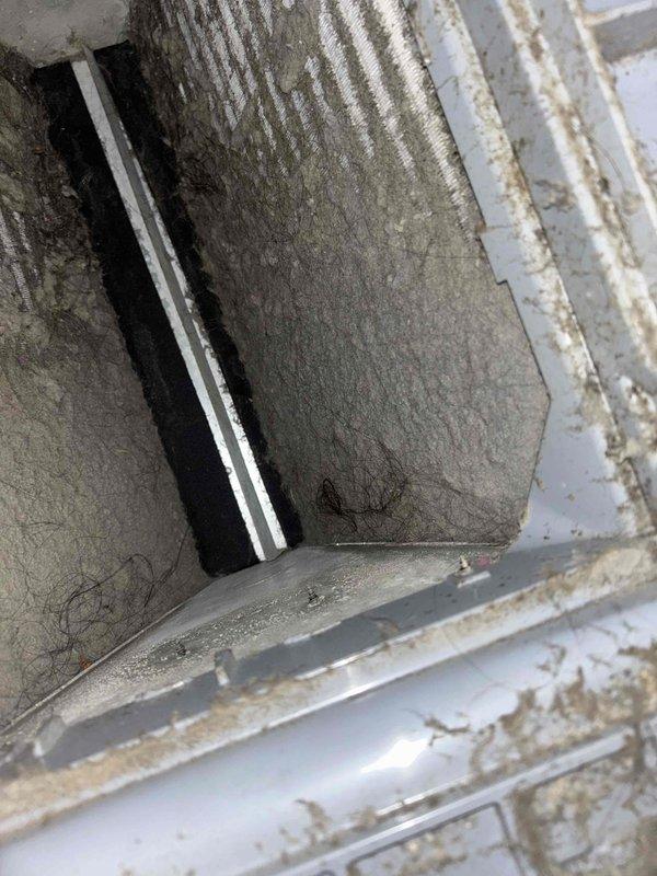 Completed monthly cooling maintenance on Daikin condensing unit and air handler system. Inspected evaporator coil showing normal dust accumulation on fins, verified outdoor unit operational with condenser coil clear and electrical disconnect secure. All components functioning within normal parameters.