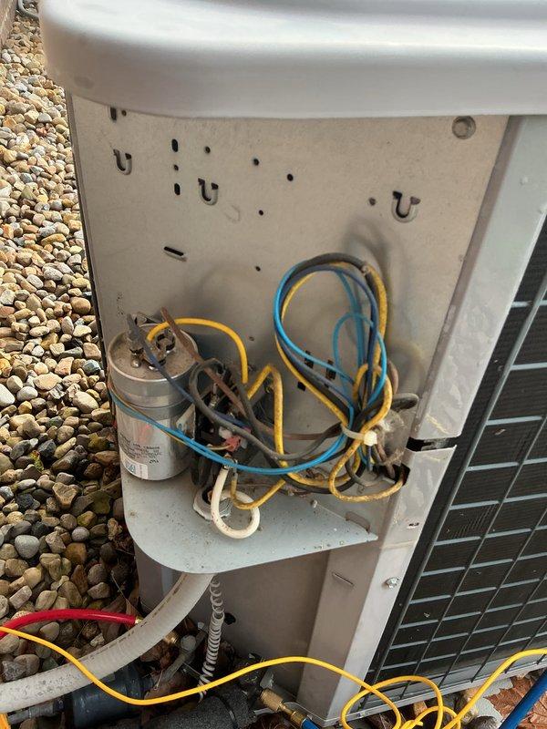 Completed comprehensive cooling maintenance on residential HVAC system including replacement of 16x25x4 air filter. Inspected outdoor condensing unit with electrical compartment accessed, verified capacitor condition and electrical connections, and confirmed all components operating within normal parameters.