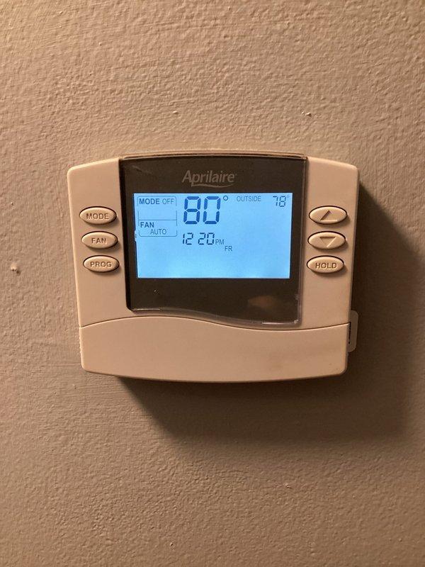 Responded to no-cooling call where compressor failed to engage despite recent capacitor and fan motor replacement. Performed diagnostic testing on outdoor unit, confirmed thermostat was set to OFF mode during inspection, and verified electrical connections and control board operation. Documented system conditions and equipment specifications for further troubleshooting of compressor circuit failure.