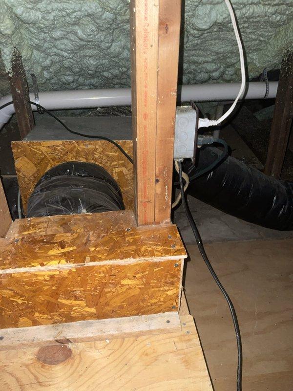 Provided comprehensive estimate for converting existing HVAC system to propane fuel source. Assessed current mechanical equipment location in basement utility area, documented existing spray foam insulation and infrastructure conditions, and evaluated necessary modifications to accommodate propane-fired heating equipment and associated gas line routing requirements.
