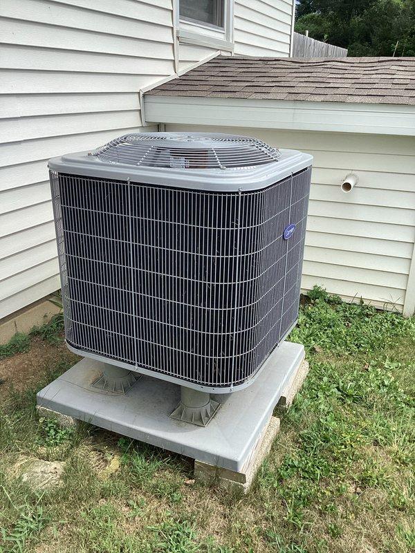 Completed comprehensive cooling maintenance on residential HVAC system under active comfort care contract. Performed standard preventative maintenance procedures on outdoor condenser unit, verified Honeywell Pro-Series thermostat operation showing system cooling to 76°F setpoint, and installed 16x20x1 air filter as included with membership. All equipment operating within normal parameters with contract renewal scheduled for 8/9/2026.