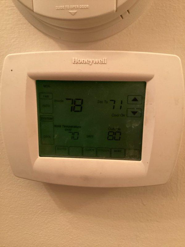 Responded to service call for HVAC system malfunction following lightning strike. Upon arrival, performed comprehensive system diagnostic and found outdoor condenser unit and indoor air handler operational, with thermostat displaying proper readings and system responding to commands. Inspected electrical components, blower motor operation, and control board functionality; verified all systems restored to normal working condition with no damaged components requiring replacement at time of service.