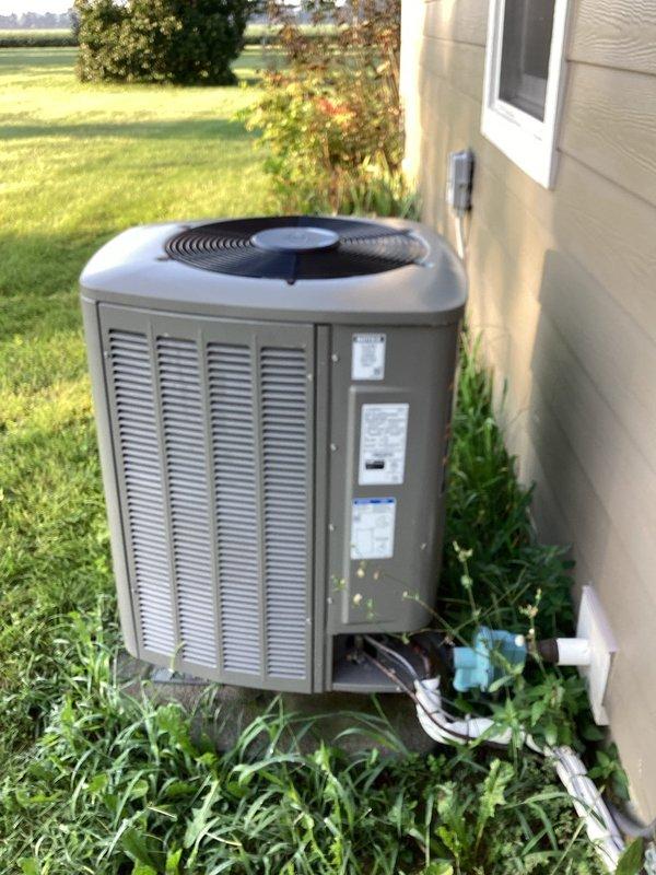 Completed comprehensive heating maintenance service on Lennox HVAC system. Customer Care Club membership was renewed through 03/31/2027, and a 20x20x4 filter was included with the service. System inspection and routine maintenance procedures were performed, with unit photographed for service records.