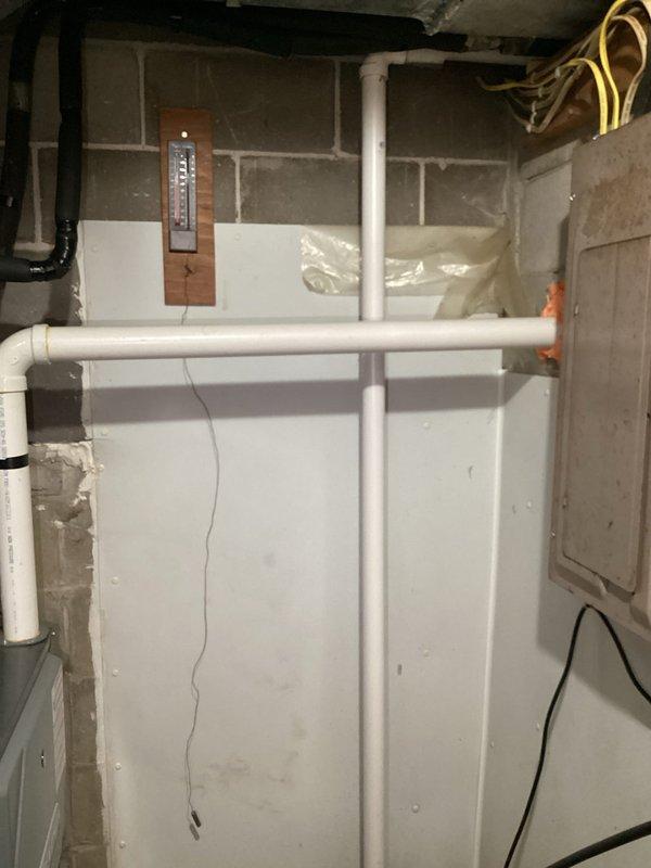 Completed annual plumbing inspection of residential property. Inspected basement drainage system including all PVC piping, joints, and connections for proper operation and signs of wear or leakage. Tested bathroom fixtures including sink faucet for proper water flow and pressure, verified drain operation, and confirmed all components functioning within normal parameters. All plumbing systems found to be in satisfactory working condition with no immediate repairs required.