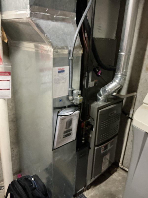 Completed monthly recurring heating maintenance visit on residential HVAC system. Performed comprehensive inspection of furnace unit and associated components, including examination of heat exchanger, burner assembly, and blower motor operation. Replaced 20x25x4 air filter as part of Basic Plus maintenance package. Verified proper operation of all safety controls, tested thermostat functionality, and confirmed adequate airflow through ductwork and flexible connections. Inspected electrical connections and gas supply lines for secure fittings and proper operation. System operating within normal parameters with no issues identified.