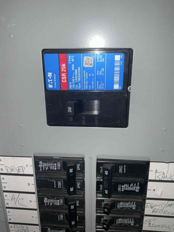Conducted on-site evaluation for ductless mini-split heat pump installation in upstairs living space. Assessed existing electrical panel capacity and available breaker positions to determine feasibility of powering new mini-split system. Documented electrical infrastructure including main breaker specifications and circuit distribution to prepare comprehensive equipment and installation quote for heating and cooling solution.