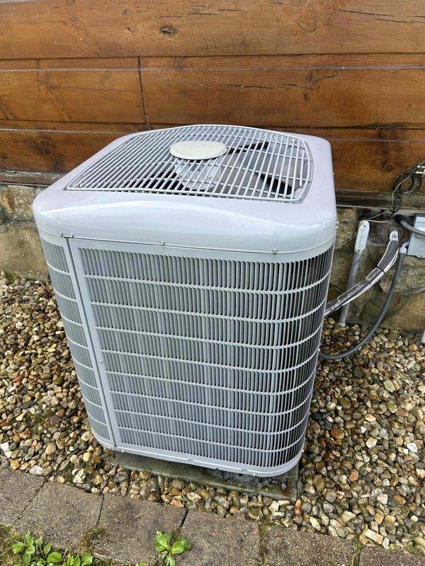 Completed basic monthly heating maintenance visit on residential HVAC system. Inspected indoor furnace unit located in utility room, verifying proper operation of all components, checking gas connections, and examining heat exchanger. Performed visual inspection of outdoor condenser unit, confirmed refrigerant line connections secure, and verified electrical connections intact. All equipment operating within normal parameters with no immediate service needs identified.