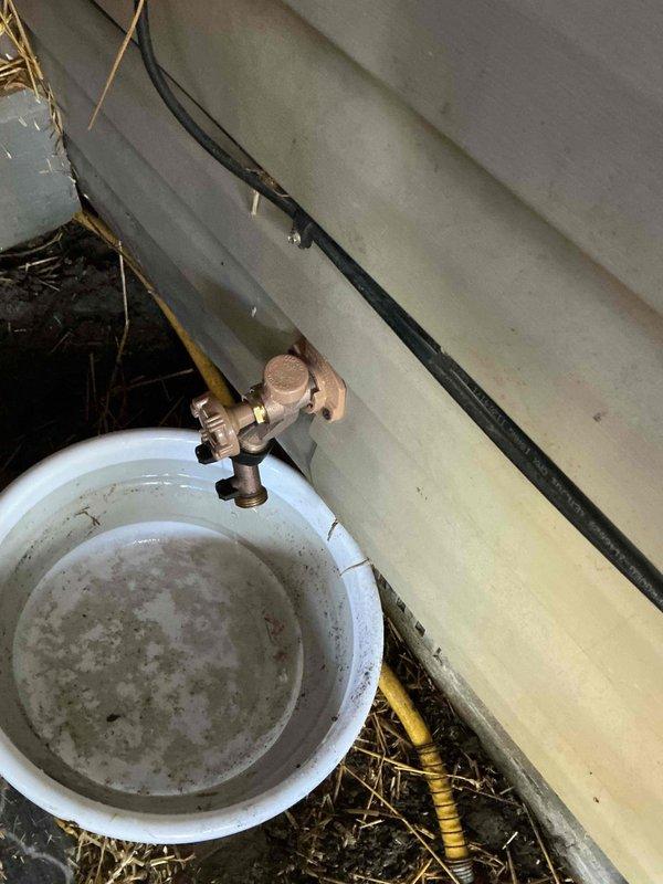 Responded to service call for leaking exterior hose bibb. Upon arrival, found existing outdoor faucet actively leaking from valve body and connection point. Shut off water supply to the fixture and removed failed spigot assembly. Installed new frost-free sillcock with proper sealing and secured mounting to exterior wall. Restored water supply, tested operation through multiple cycles, and verified no leaks present at valve stem or wall penetration. Collected water discharge during repair process and confirmed system functioning properly upon completion.