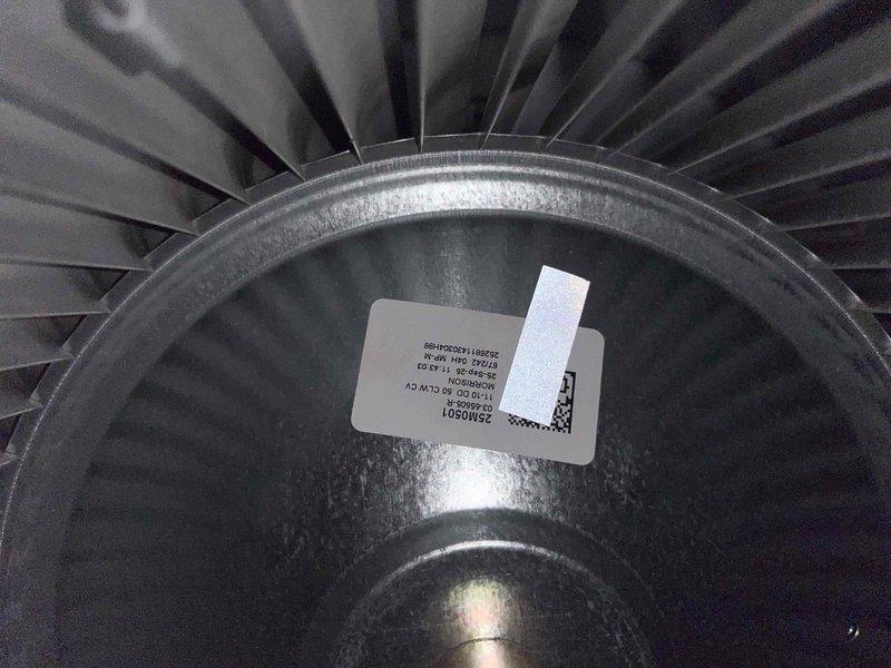 Completed annual heating maintenance visit on HVAC system. Performed comprehensive inspection of blower assembly and electrical components, including blower wheel and capacitor. Verified all electrical connections at capacitor terminals are secure with proper wire routing. Inspected blower wheel for balance and operational wear, confirmed satisfactory condition with normal surface patina. All components photographed and documented for service records. System operational and ready for heating season.