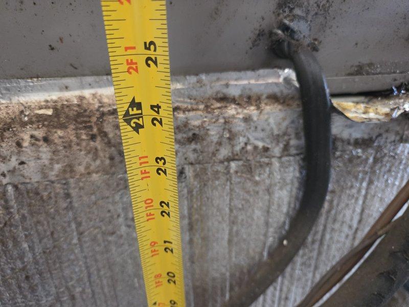 Conducted estimate for replacement of existing 2007 R22 heat pump cooling system that experienced operational failure over the weekend but was currently functioning at time of visit. Performed thorough assessment of aging equipment, documented measurements and physical condition of existing unit showing significant weathering and deterioration of exterior surfaces with rust staining and paint degradation. Customer proactively seeking replacement options due to system age, obsolete R22 refrigerant, and recent performance issues.