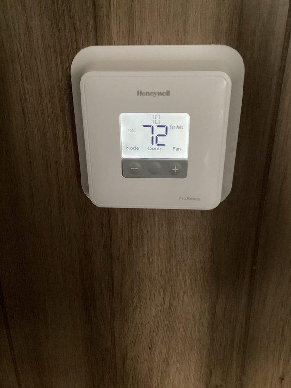 Performed comprehensive heating maintenance on residential HVAC system. Conducted combustion analysis testing with calibrated analyzer, verifying optimal efficiency readings including CO2 levels at 5.5%, confirming proper burner operation and safe combustion parameters. Replaced 20x20x4 air filter as part of routine maintenance. Verified thermostat operation displaying proper temperature control at 72°F. System covered under service agreement (CCH) valid through 3/29/2027. All equipment operating within manufacturer specifications with no deficiencies noted.