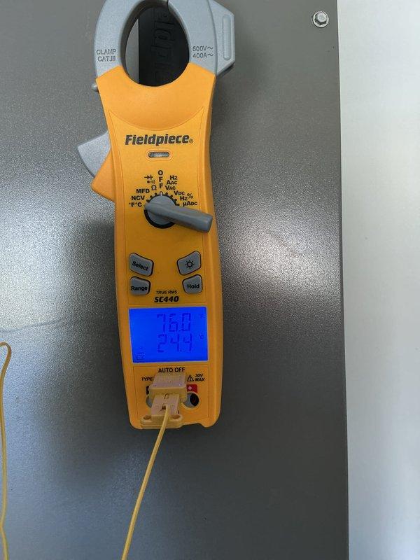 Completed annual heating maintenance on CCHP system. Performed comprehensive inspection of heat exchanger and evaporator coil, verified electrical readings using clamp meter, and replaced 20x20x4 air filter. All components operating within normal parameters and system renewed through 5/20/27.