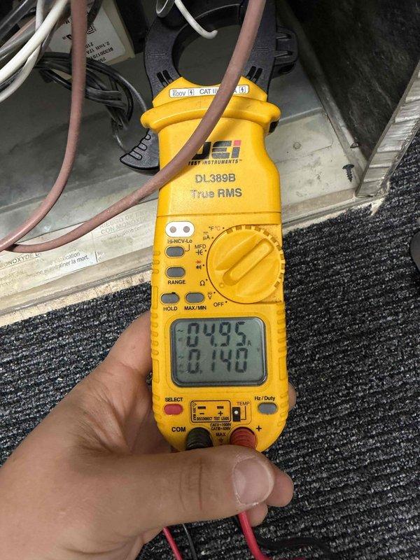 Completed annual heating maintenance on two systems under comprehensive care coverage. Performed thorough inspections of both furnace units, including electrical testing with digital clamp meter to verify amp draw and system performance. Cleaned and inspected burner assemblies, heat exchangers, and blower components. Verified proper operation of all safety controls, limit switches, and ignition systems. Both systems operating within manufacturer specifications at time of service. Unable to replace filters as size specifications were not available on-site. Documented equipment condition with photos showing active testing procedures and unit access panels. All components functioning properly with no immediate repairs required. Comprehensive care agreement renewed through April 2027.