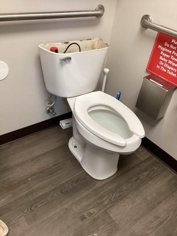 Responded to service call for commercial toilet not flushing properly. Upon inspection, identified issue with internal flush mechanism including float ball and flush valve assembly. Contacted customer to provide repair options and pricing for necessary corrections to restore proper flushing function.